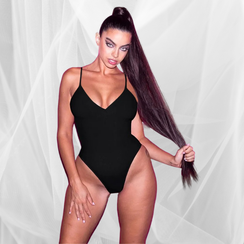 Sculpting Swimsuit/Bodysuit With Adjustable Straps